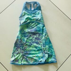 Ivivva Blue and Green Kids Dress